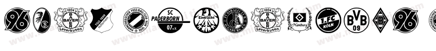 Apex Bundesliga Bold字体转换